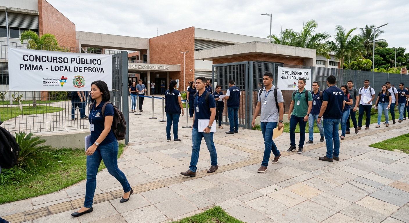 Preparativos Logísticos para o Concurso PM MA: Local de Prova